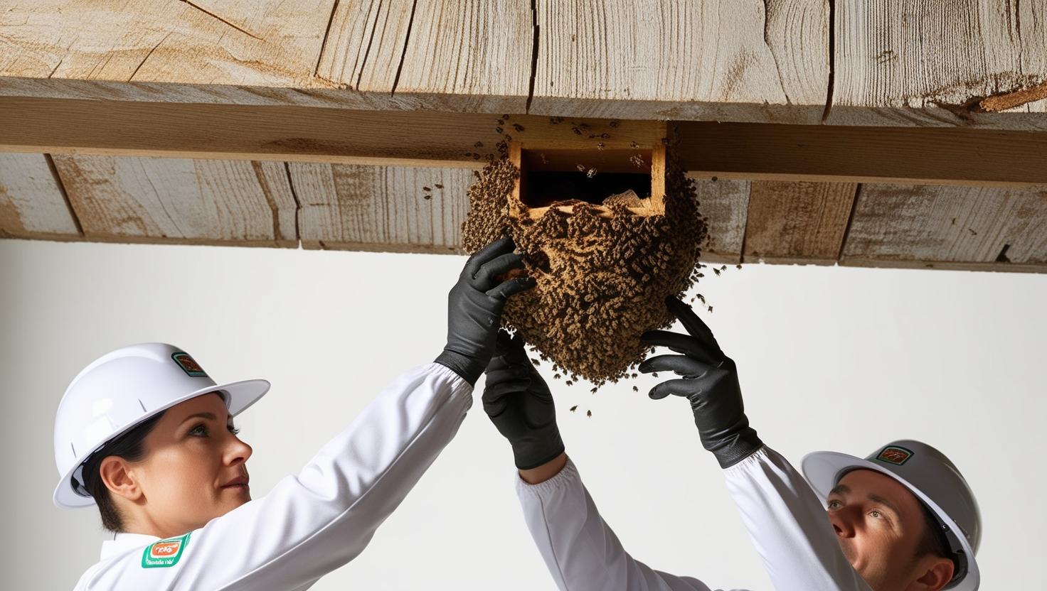 carpenter bees getting rid by professional pest control