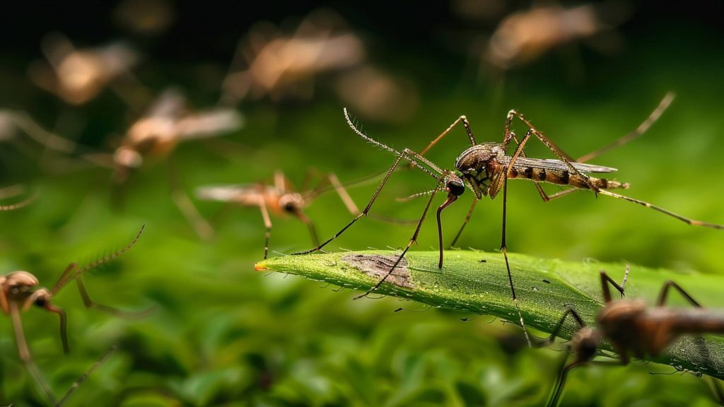 mosquitoes in Shaded, Damp Areas