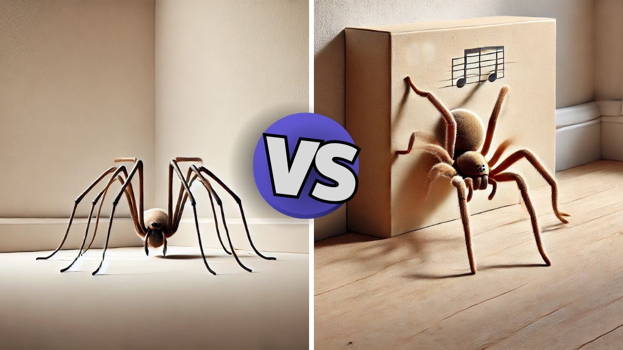 cellar vs brown recluse spider