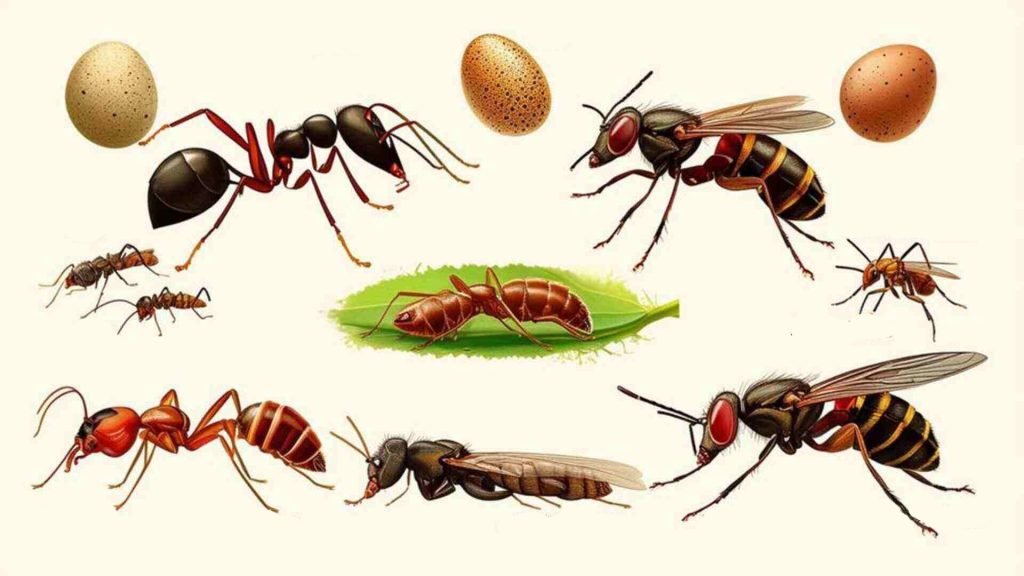 Ants Life Stages, Ant Life Cycle