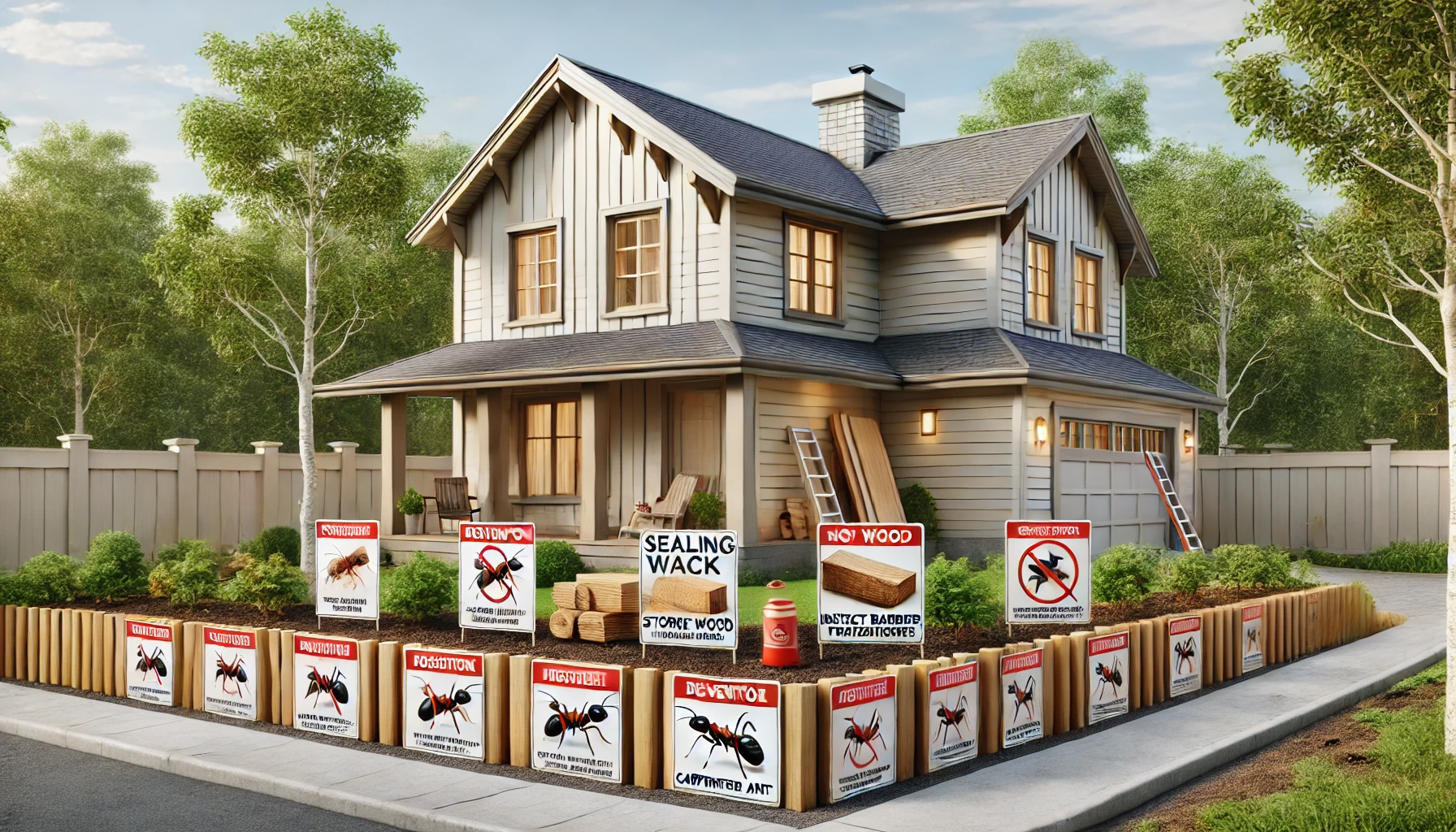 prevention of carpenter ant infestation