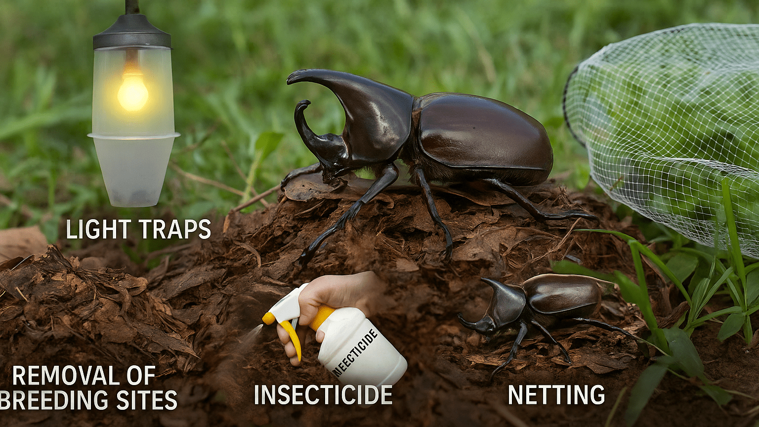 prevention of rhinoceros beetle