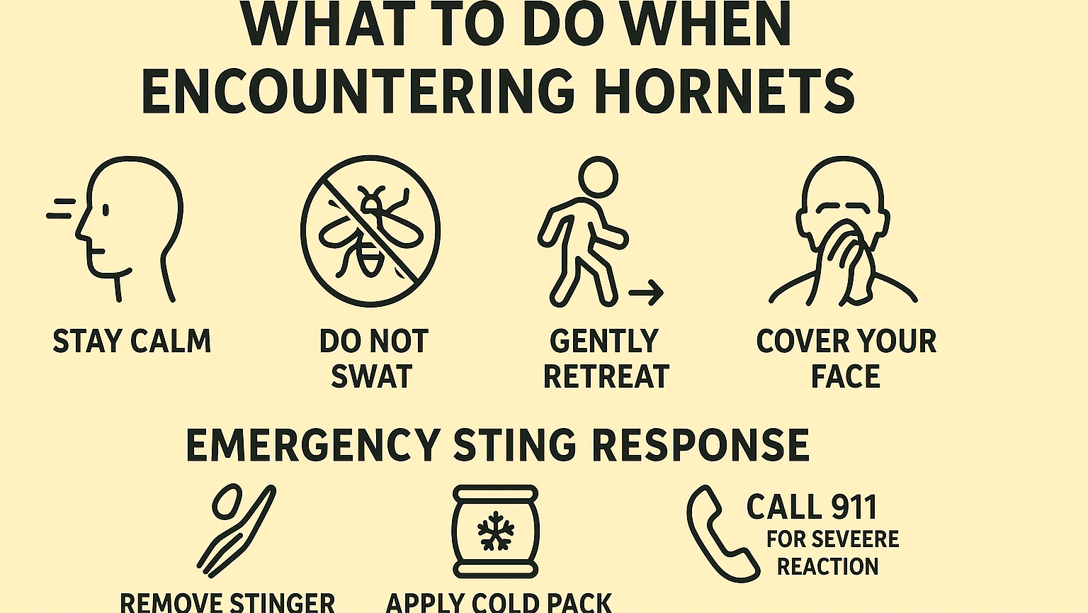 steps to take if hornet