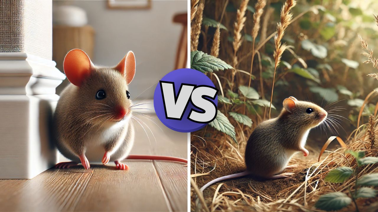 house mouse and field mouse