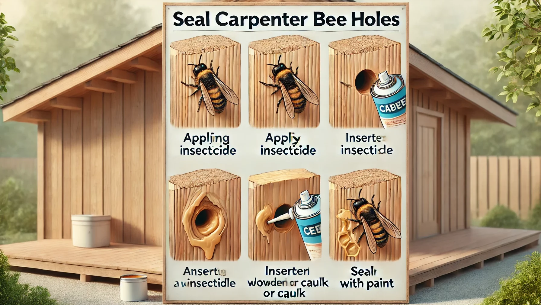 remove carpenter bee