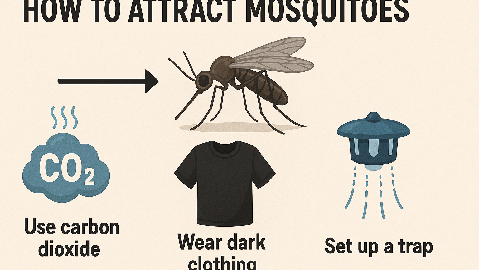 how to attract mosquitoes