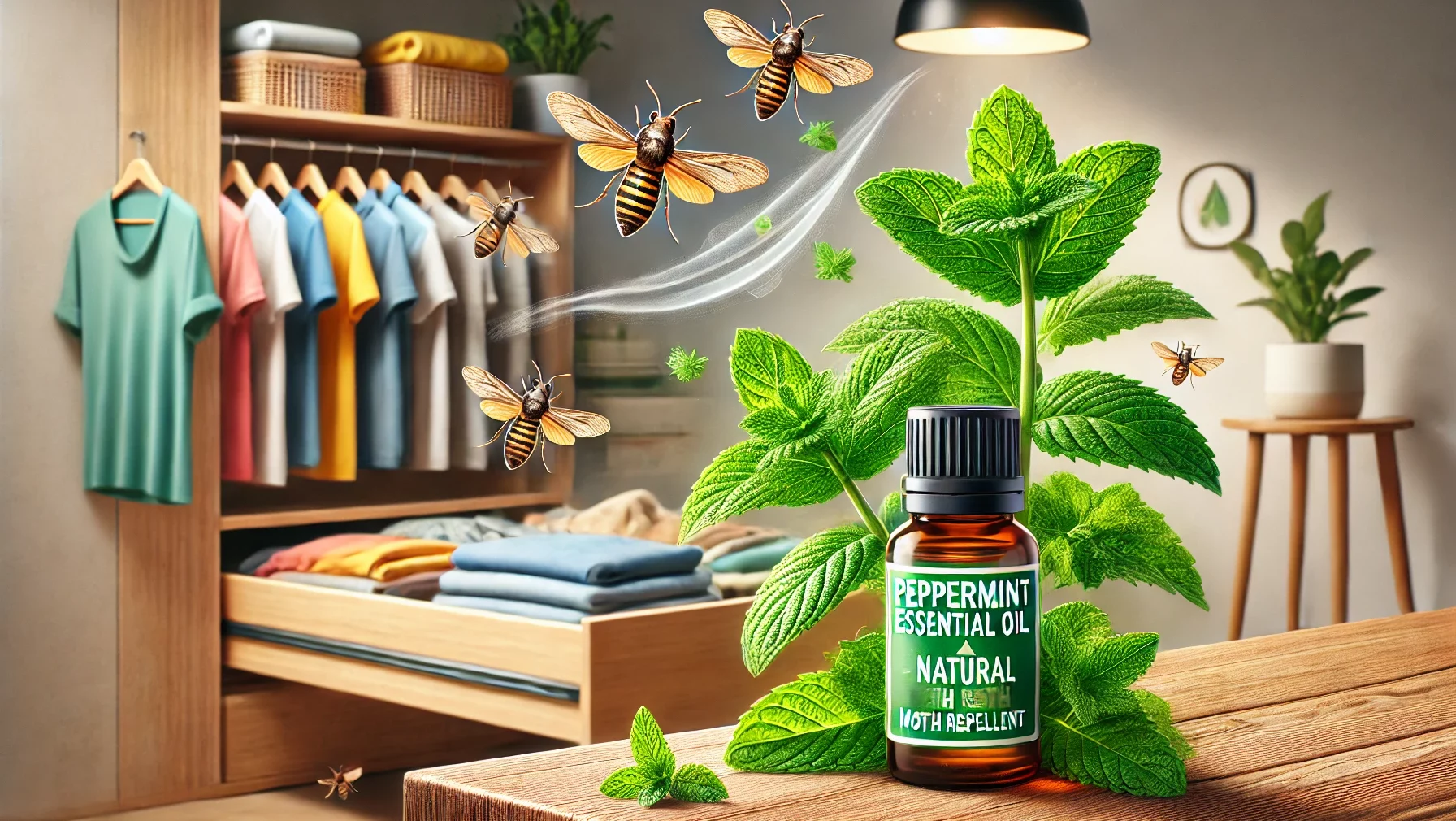 peppermint smell moth hates silverfish