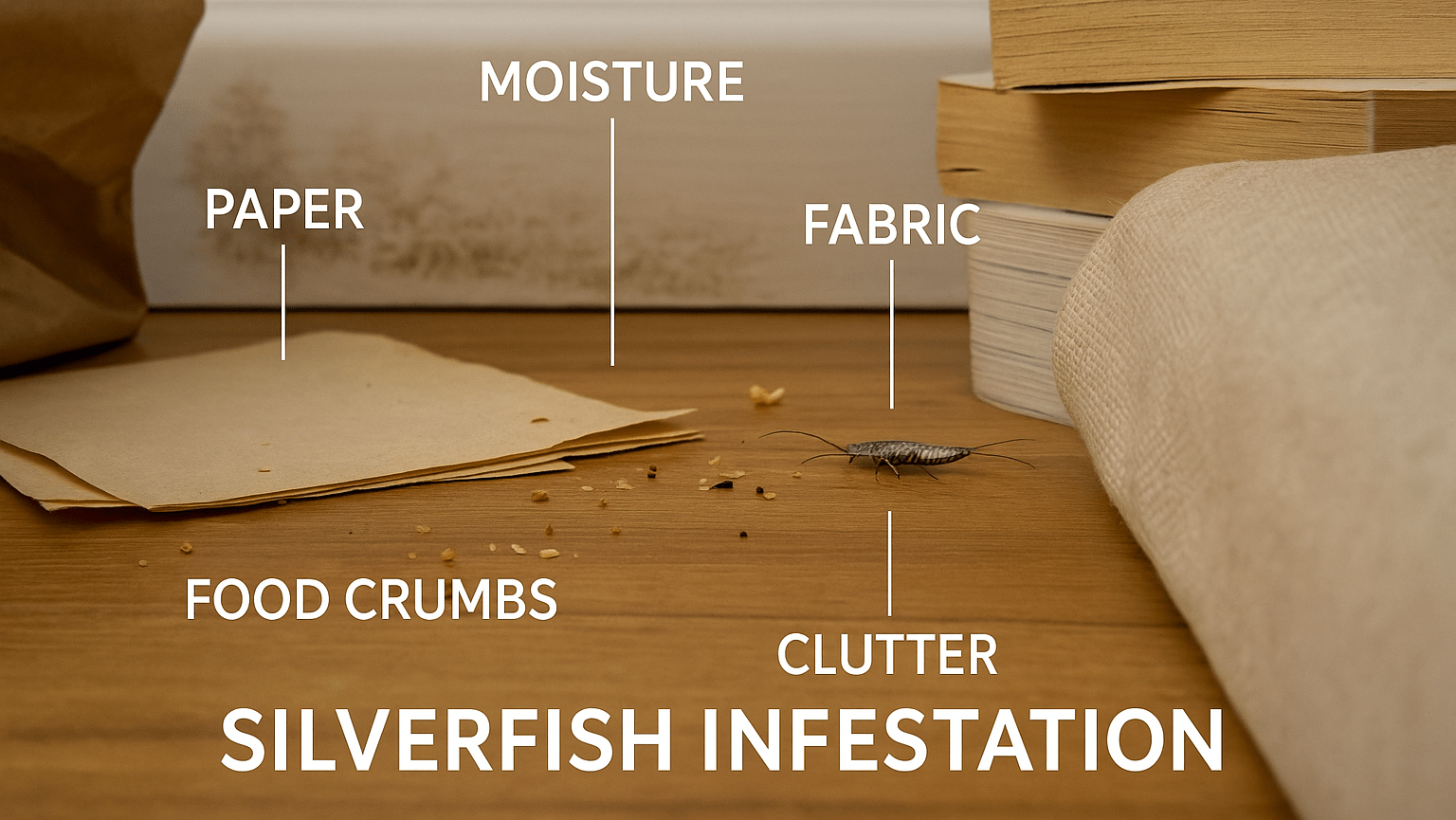 what attracts silverfish