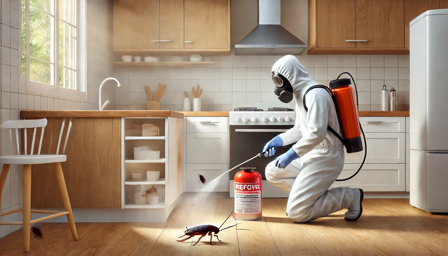 professional removal of cockroach