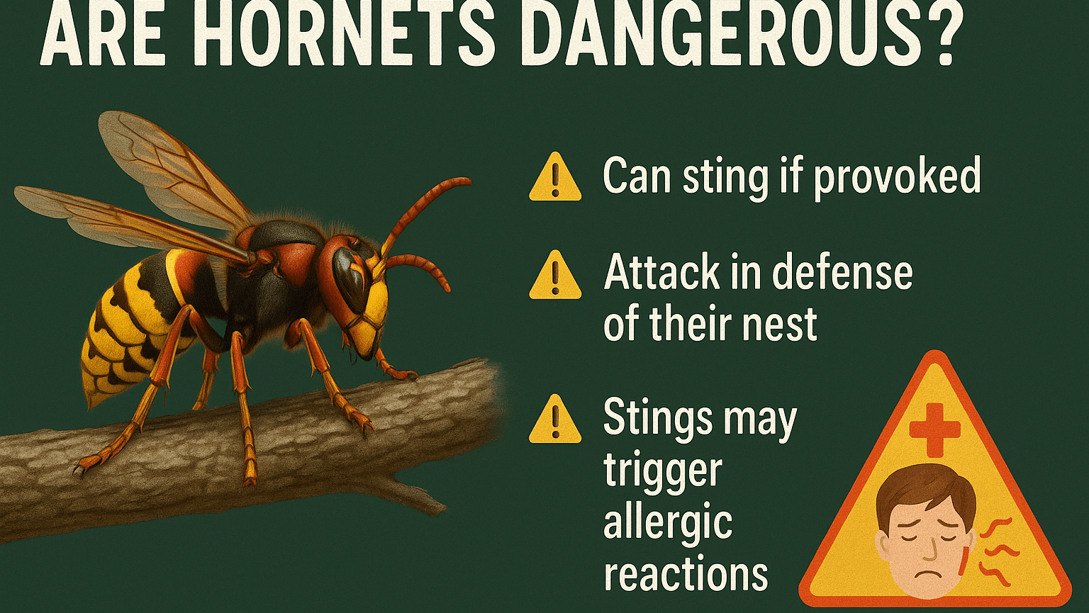 are hornets dangerous