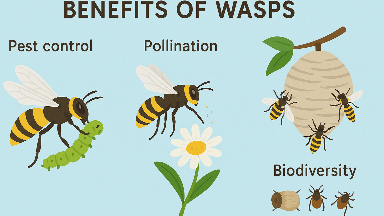 are wasps benefits
