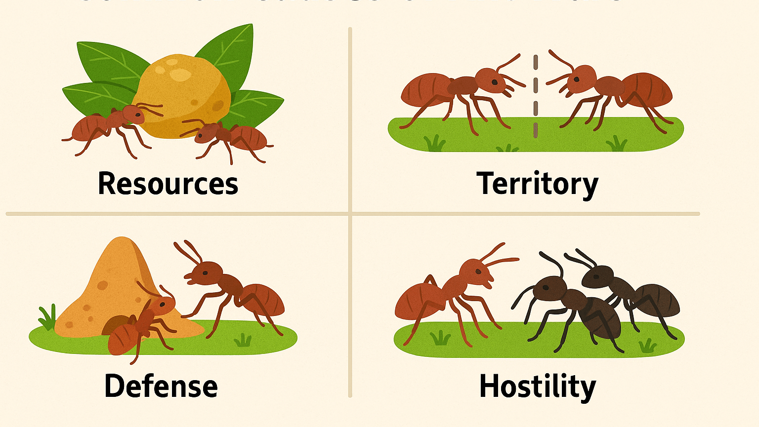 common causes of ants wars