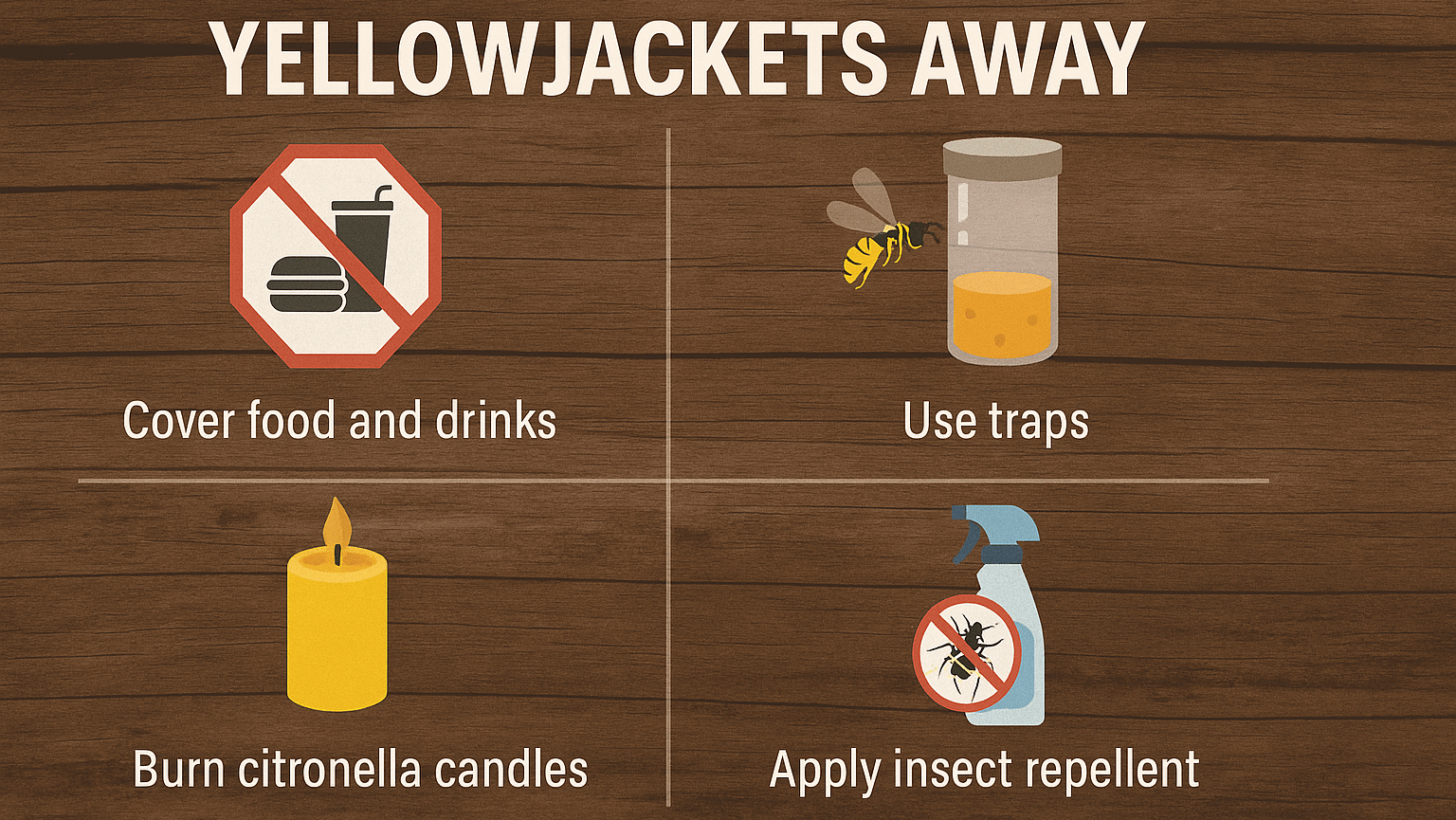 effective ways to keep yellowjackets away