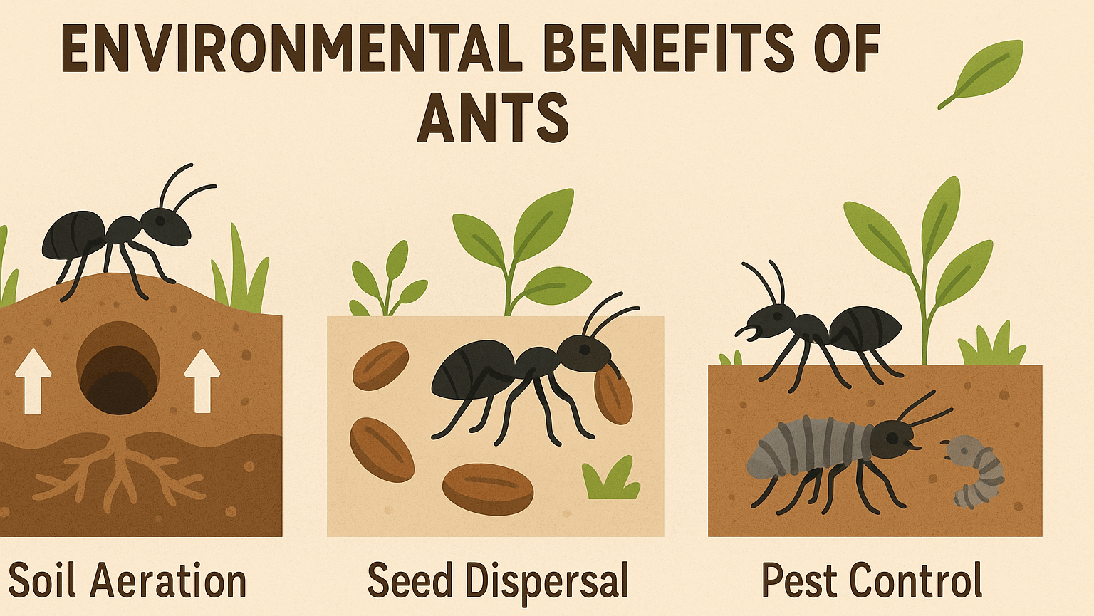 environmental benefits of ants homes 