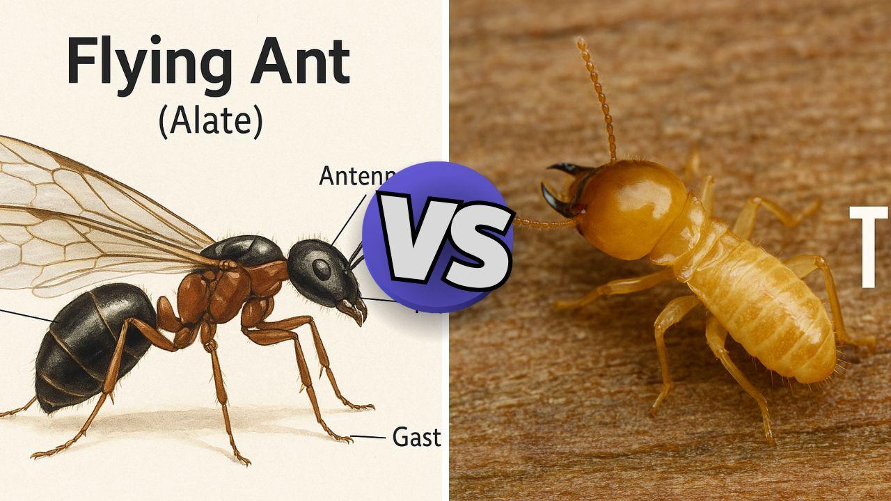 flying ant vs termite