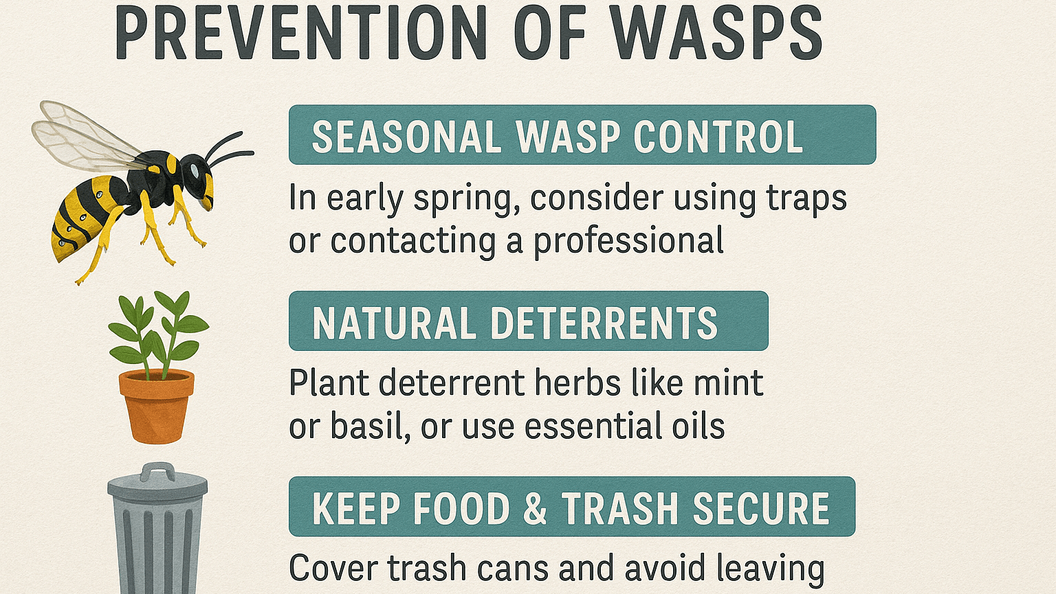 prevention of wasps