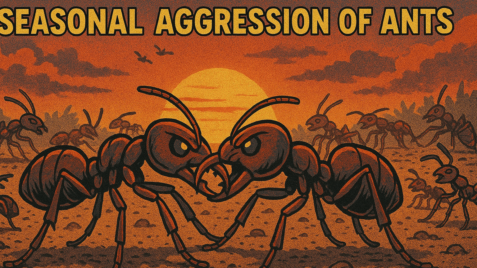 seasonal aggression of ants