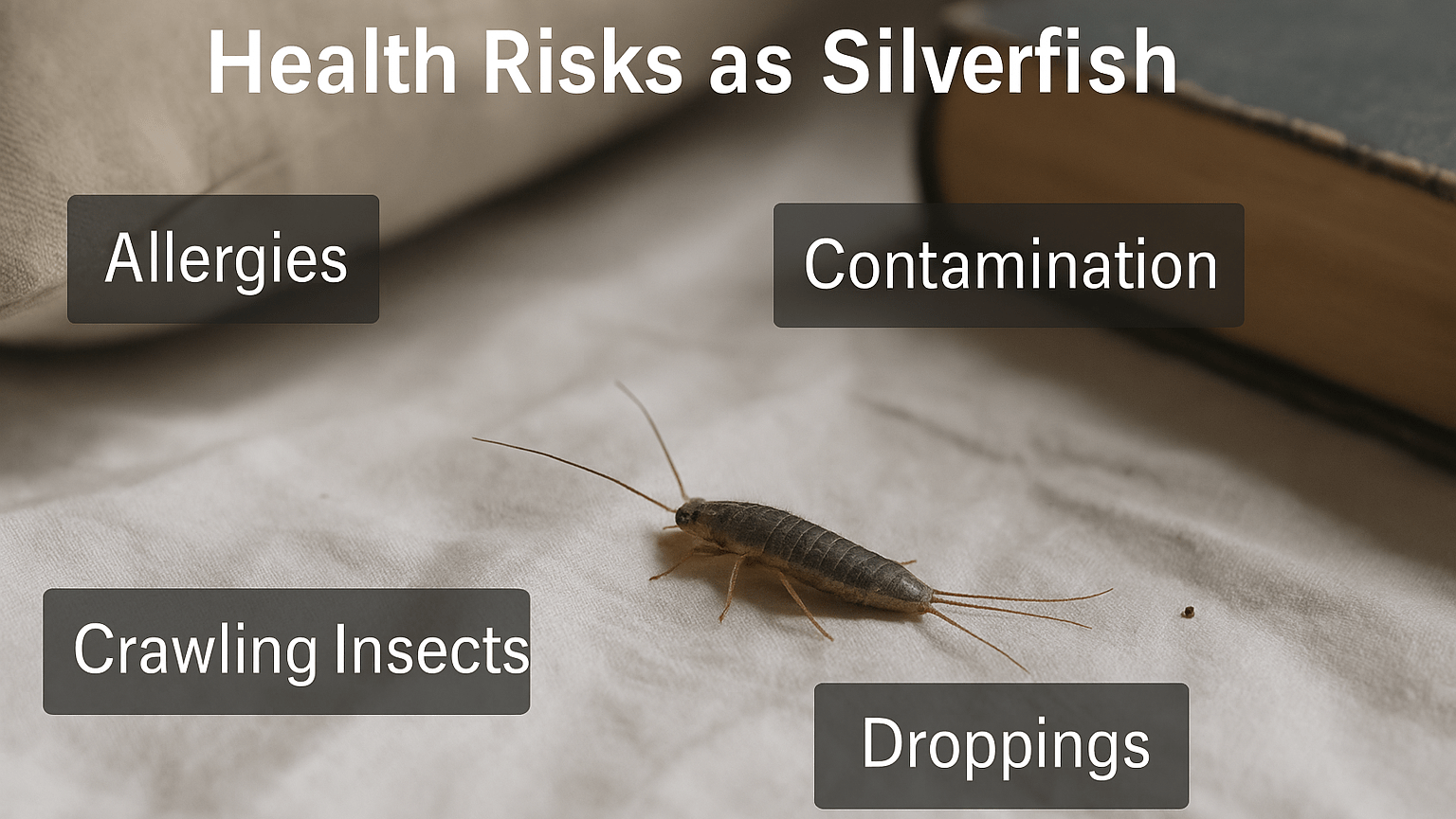 silverfish health risk