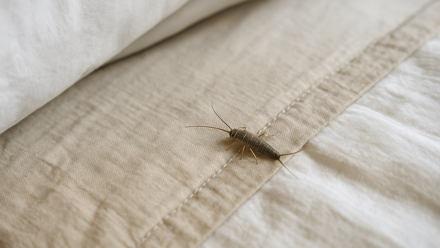 silverfish on beds