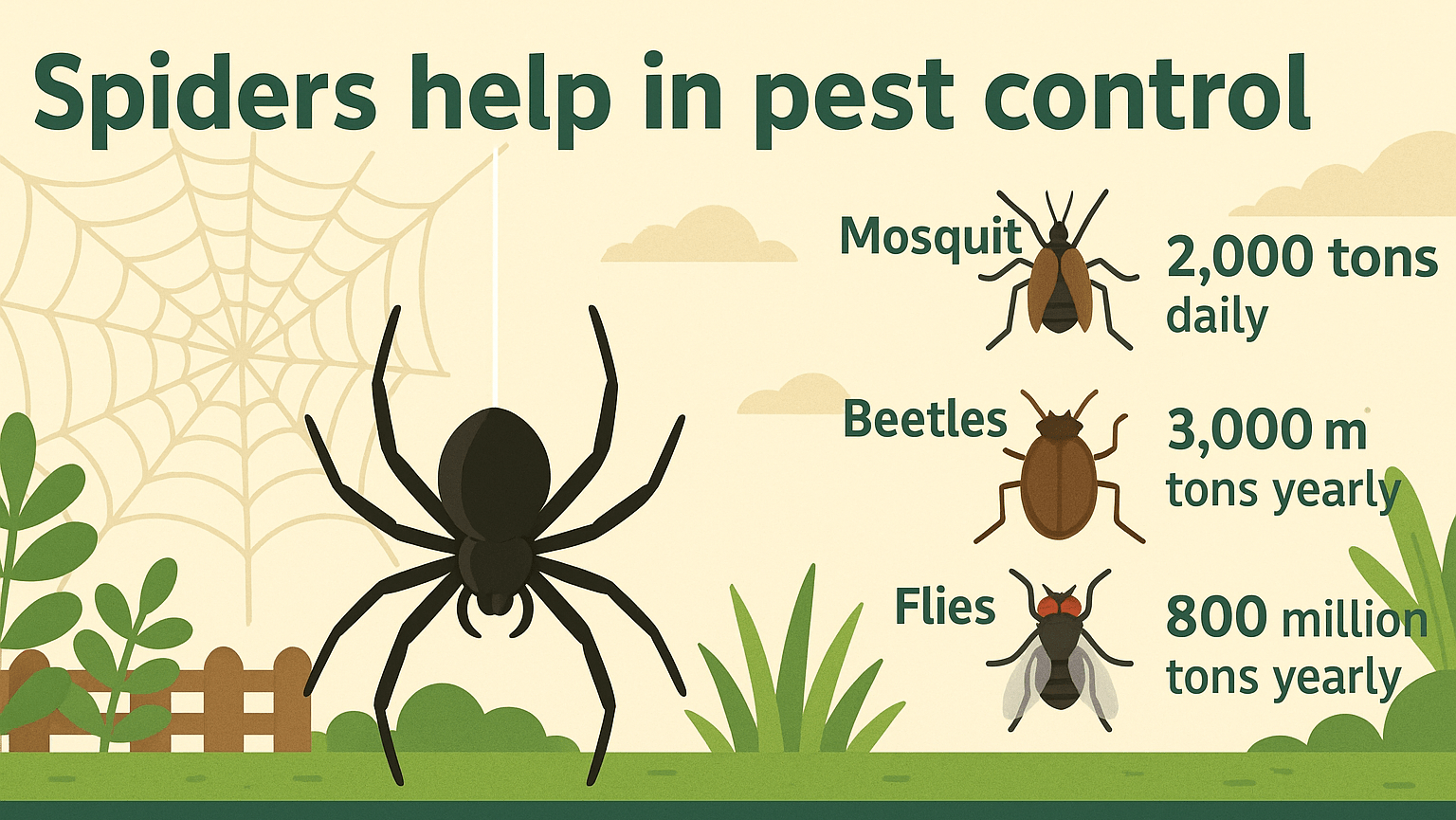 spiders pest control