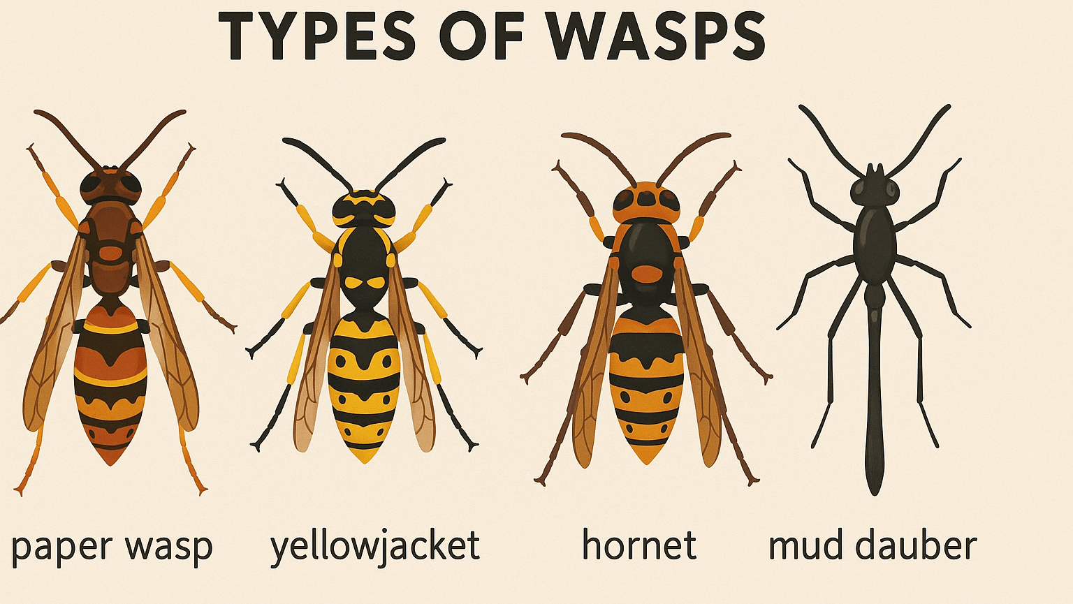 types of wasps