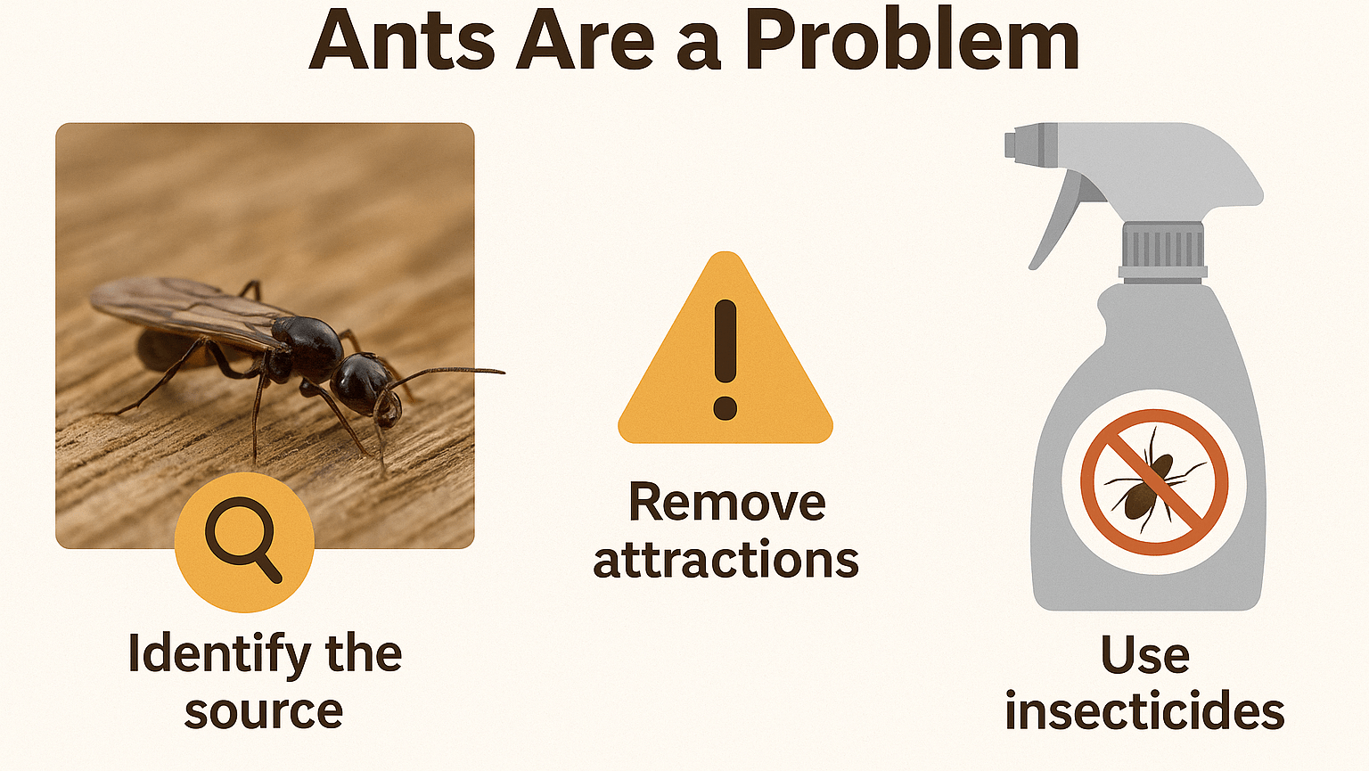 what to do if winged ants are problem